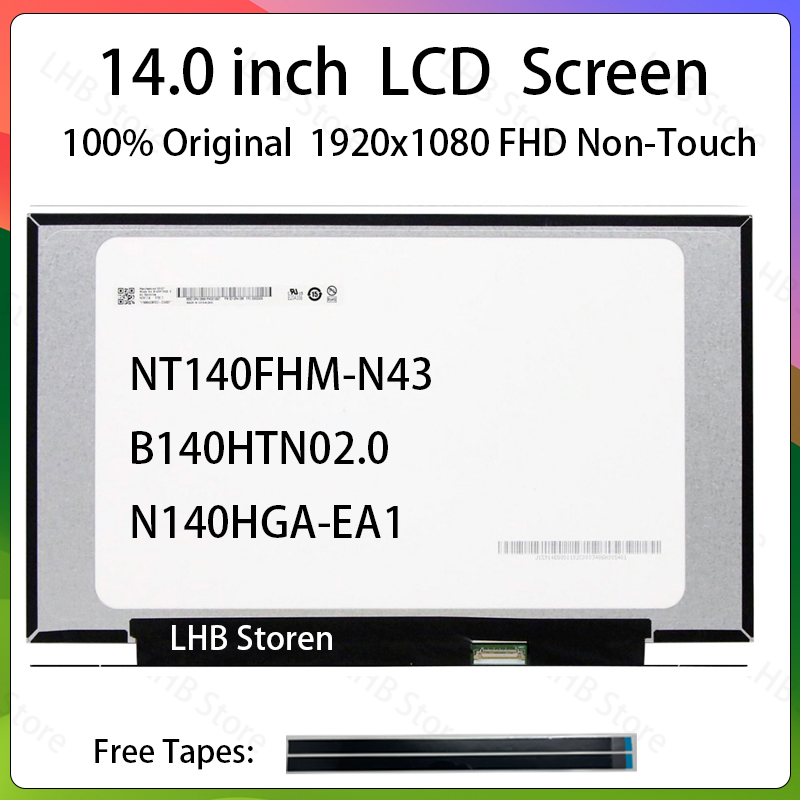 Laptop Accessories Asus - 14 Inch Laptop LCD Screen NT140FHM-N43