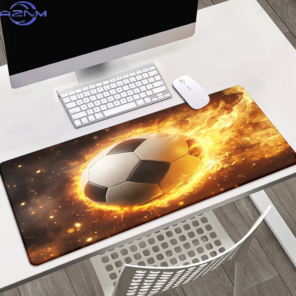 Laptop Accessories Brand - Brand Fire Soccer Mousepad Iron Art