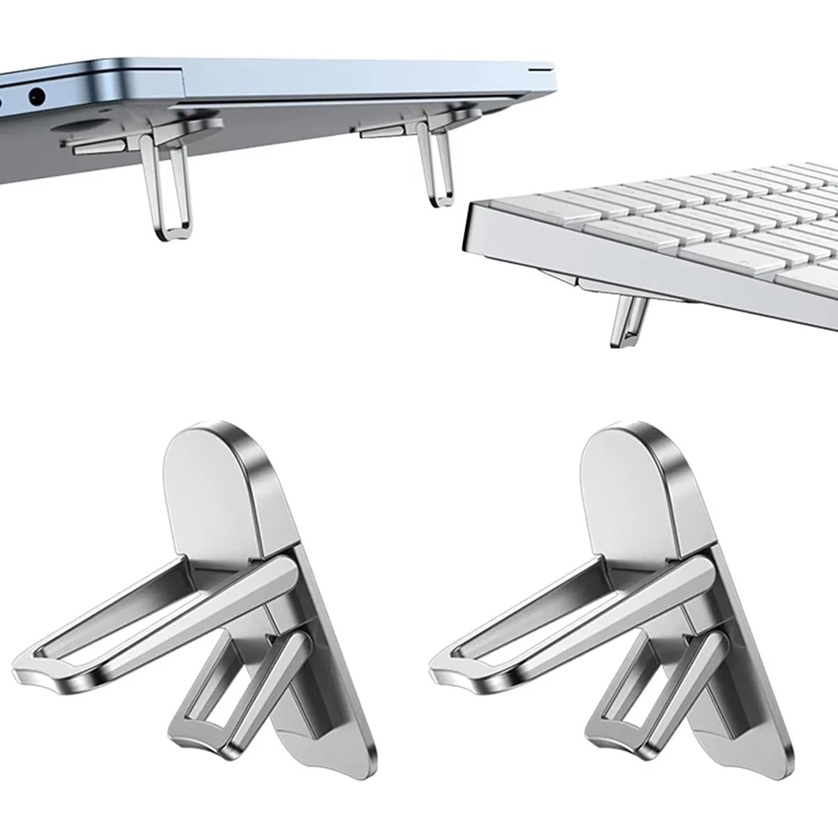 Laptop Extra Accessories - Mini Portable Legs Laptop Stand Holder