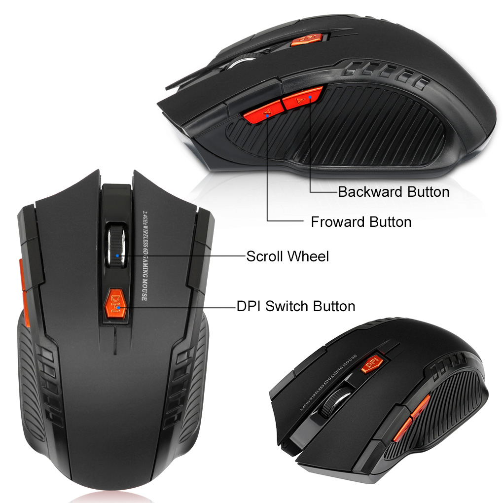 2.4G Wireless Mouse 1600DPI Op - Laptop Electronics Accessories review and price