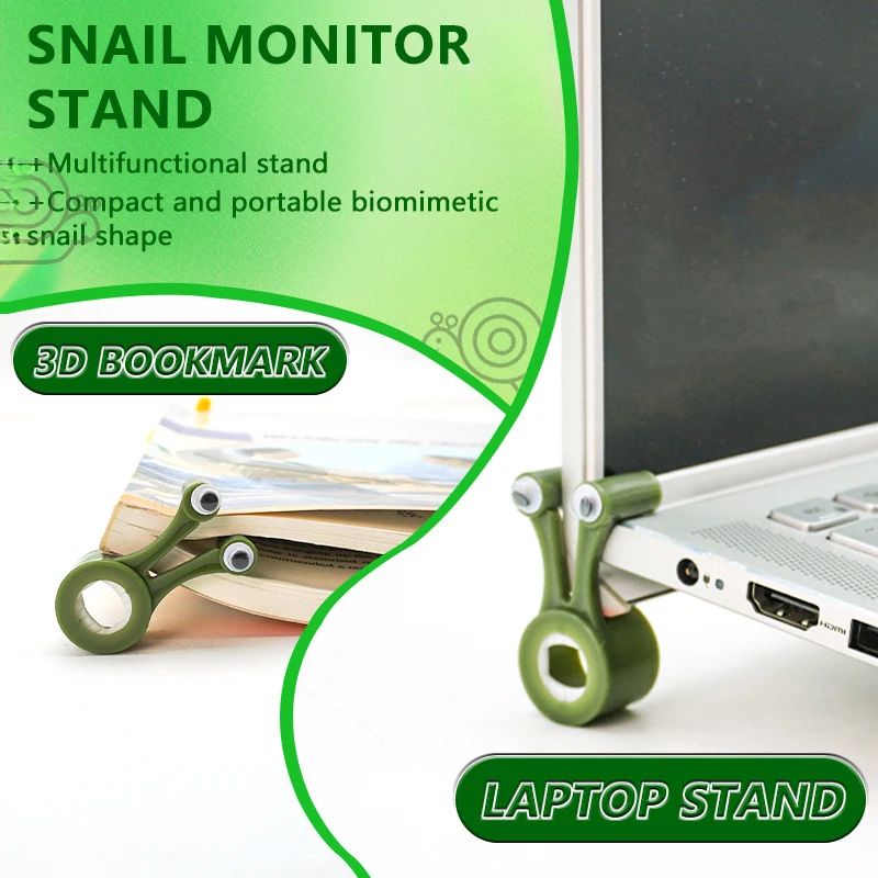 Cute and Quirky Snail-Shaped D - Laptop Stand Riser review and price