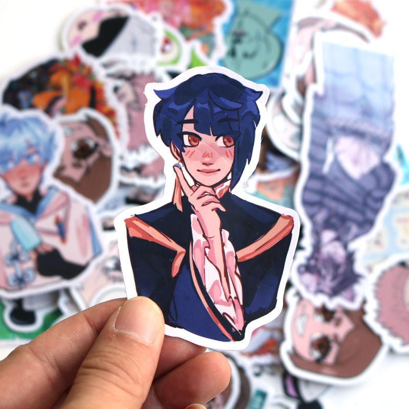 100 Pcs Custom Die Cut Sticker - Laptop Accessories Name review and price