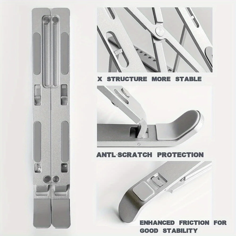 Foldable Aluminum Laptop Riser - Laptop Stand Riser review and price