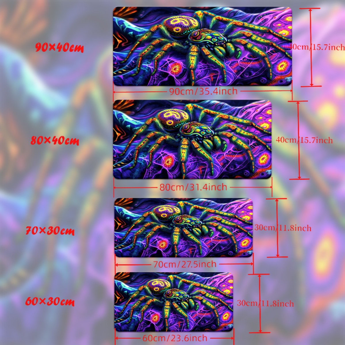 Brand Vibrant Spider Mousepad  - Laptop Accessories Brand review and price