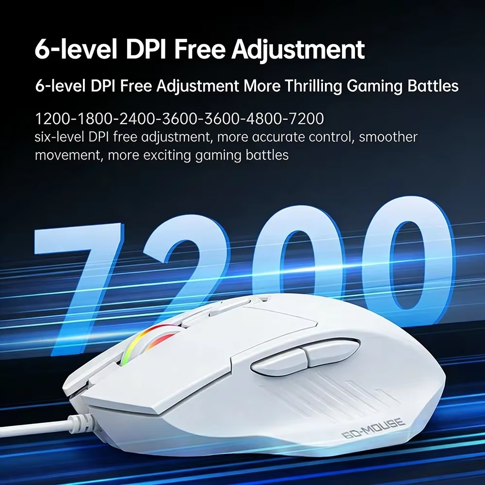 KEBIDUMEI 7200DPI Wired Mouse  - Laptop Electronics Accessories review and price