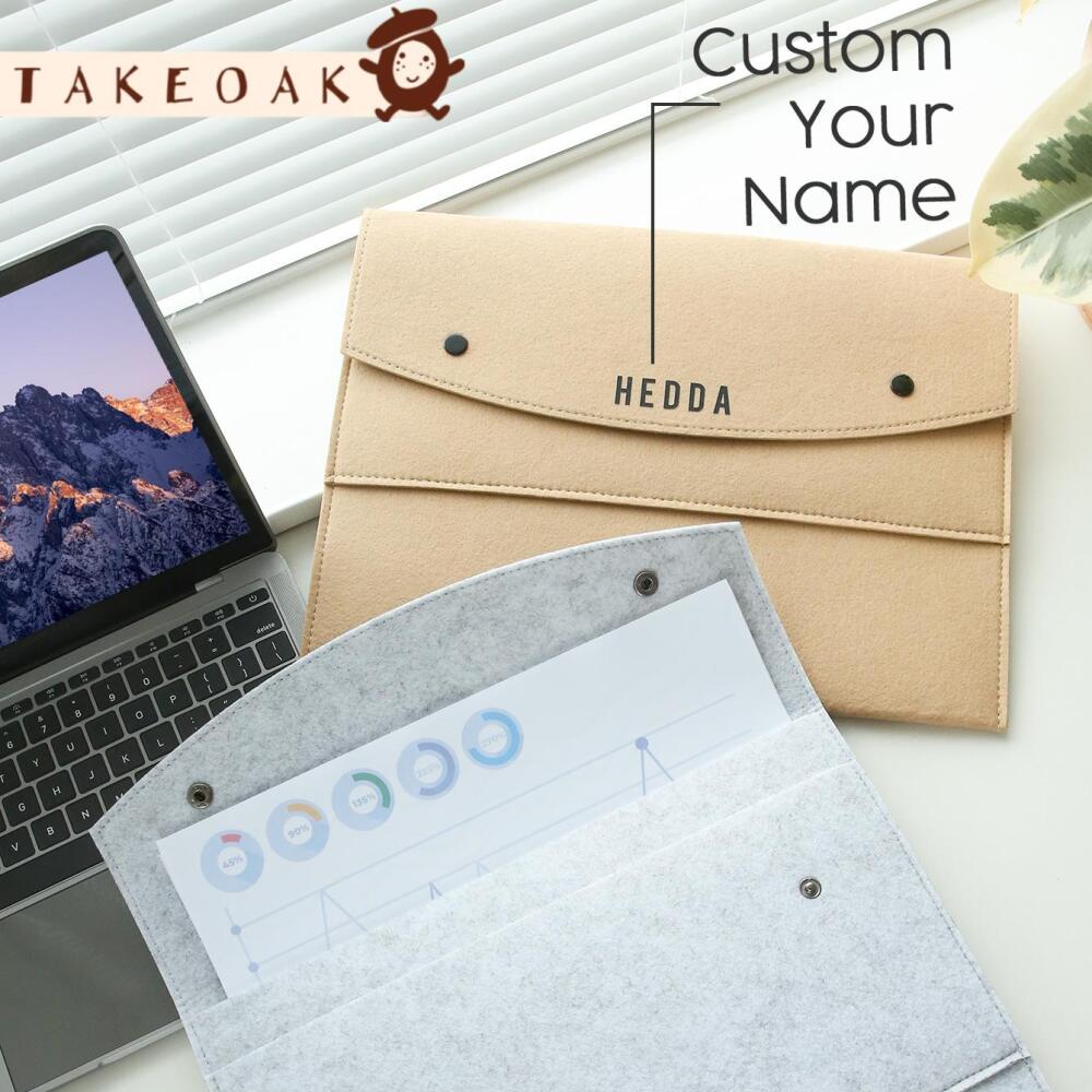 Custom Name Felt Document Fold - Laptop Accessories Name review and price