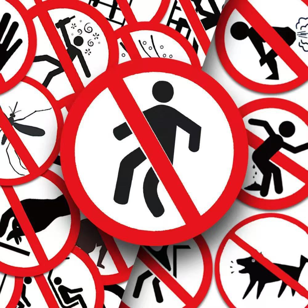 Funny Prohibition Symbols Stic - Laptop Electronics Accessories review and price