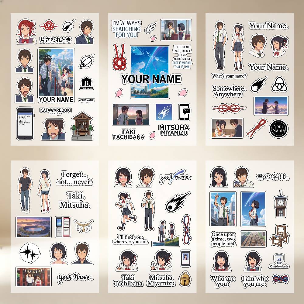 Anime Your Name Mitsuha Movie  - Laptop Accessories Name review and price