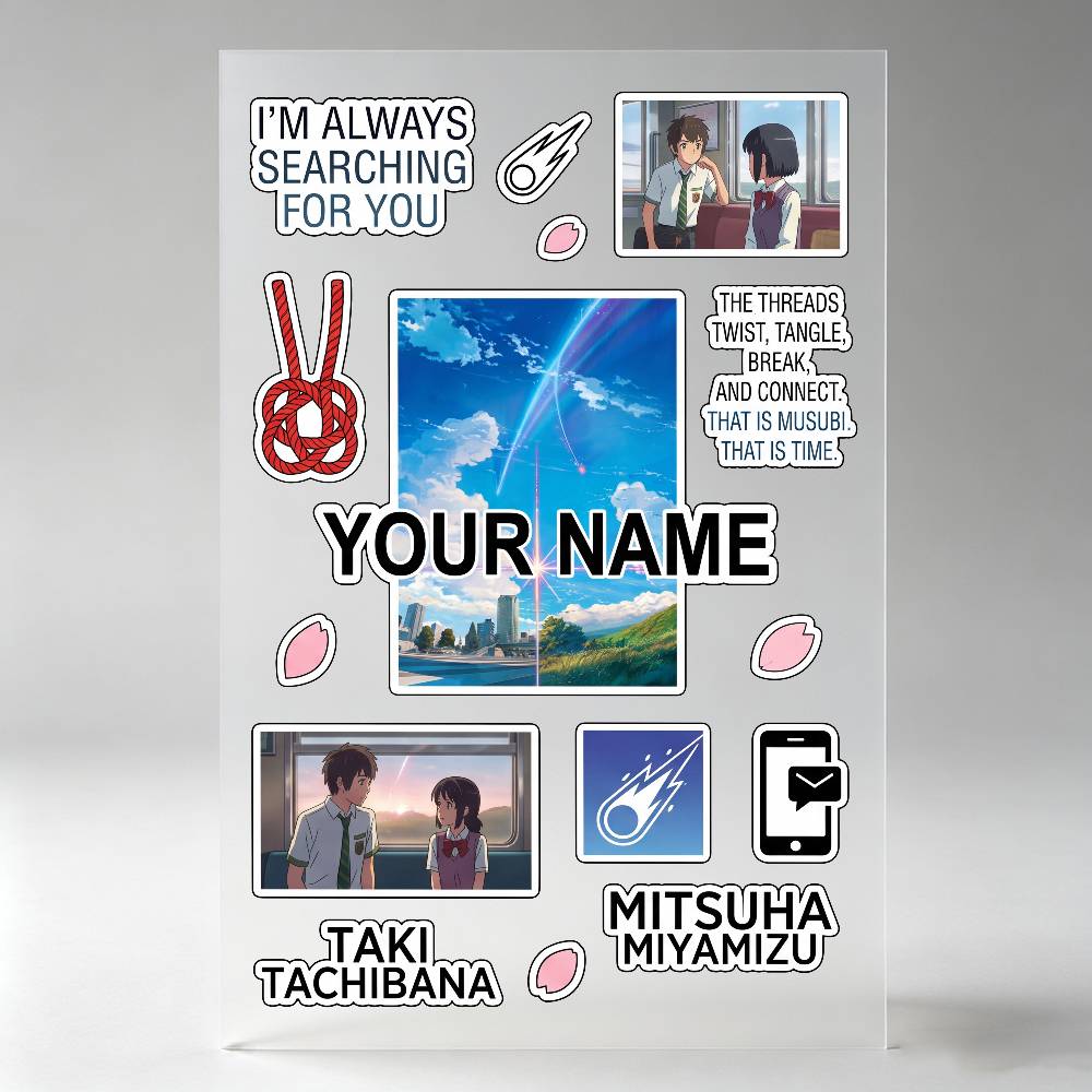Anime Your Name Mitsuha Movie  - Laptop Accessories Name review and price