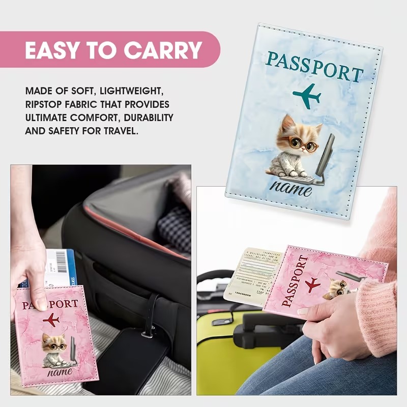 Custom Name/Text PU Passport H - Laptop Accessories Name review and price
