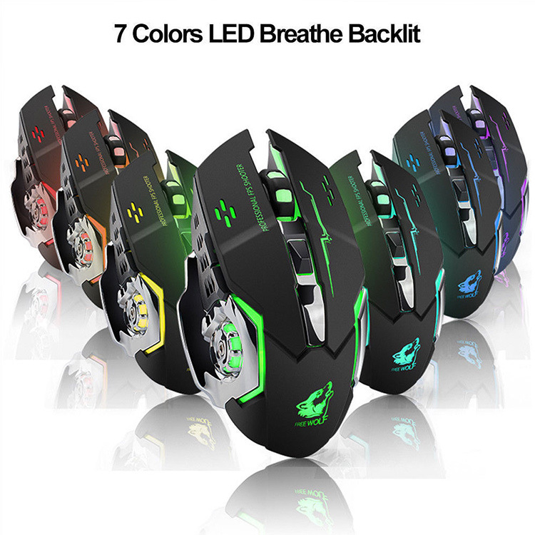 Free Wolf X8 Wireless Mouse Ch - Laptop Electronics Accessories review and price