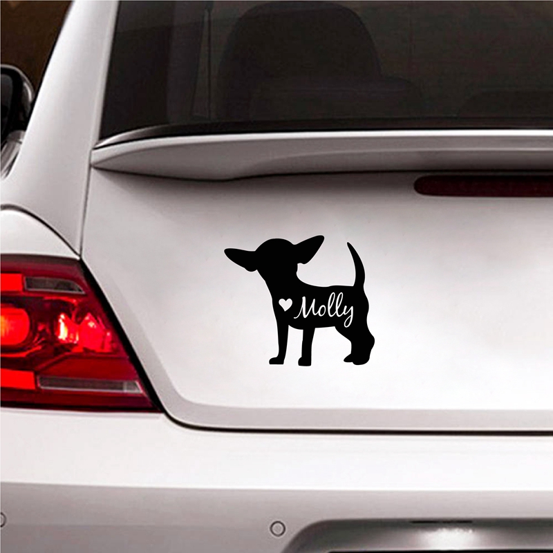 Cute Chihuahua Decal Personali - Laptop Accessories Name review and price
