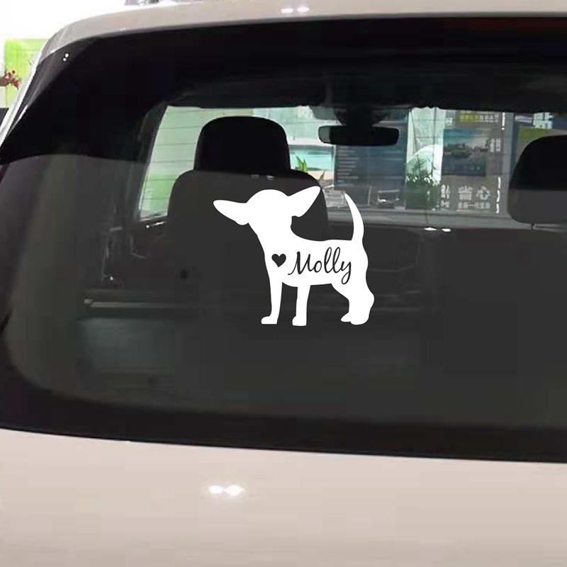 Cute Chihuahua Decal Personali - Laptop Accessories Name review and price