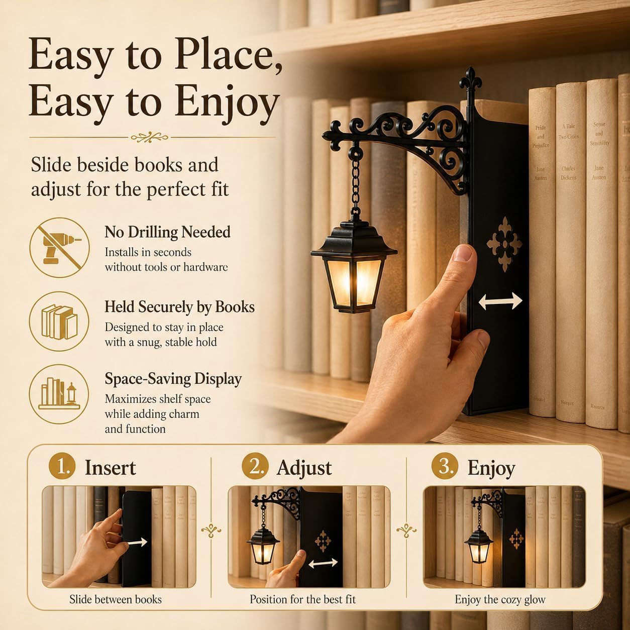 Vintage Library Lantern Mini B - Laptop Accessories Light review and price