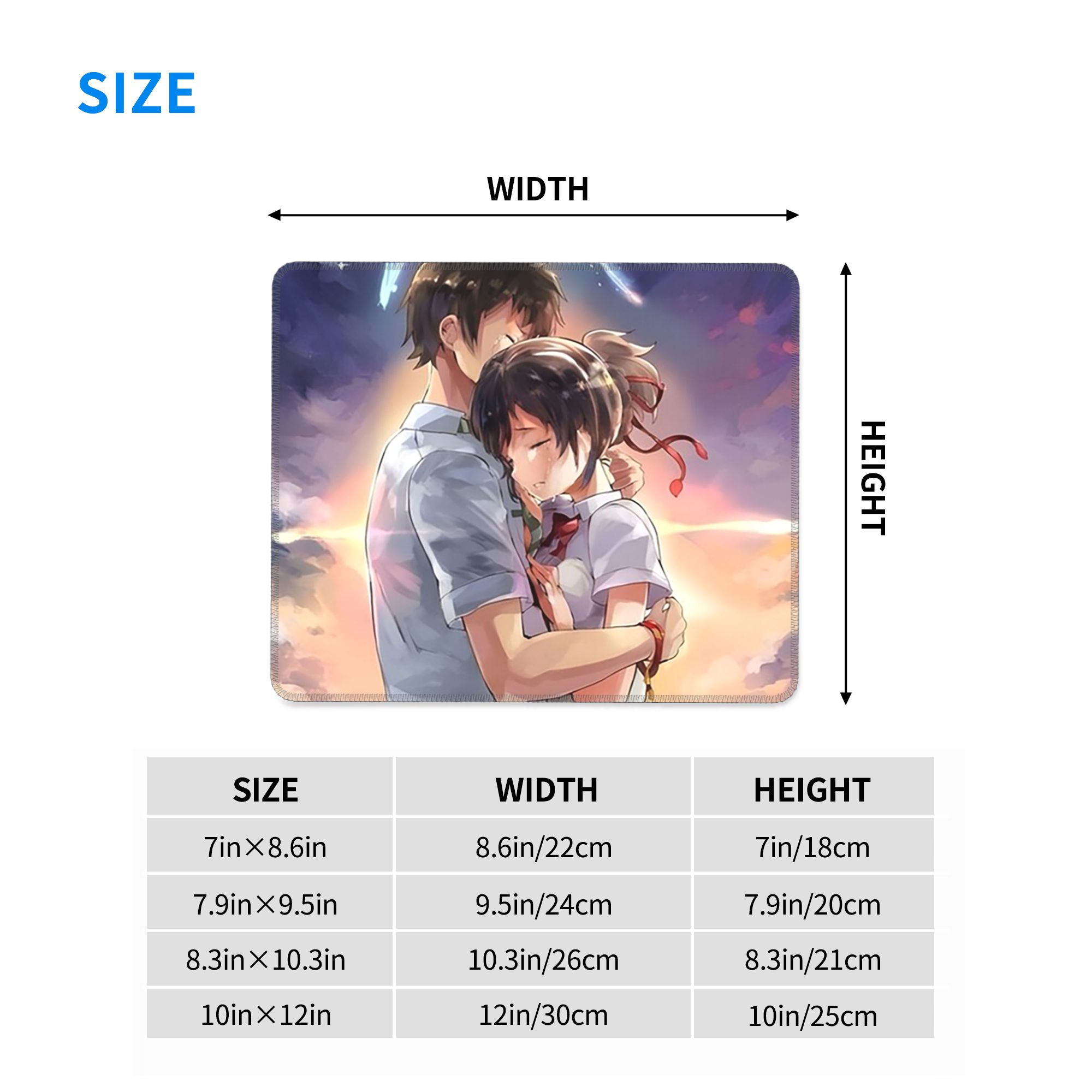 Japanese Anime Your Name Mouse - Laptop Accessories Name review and price