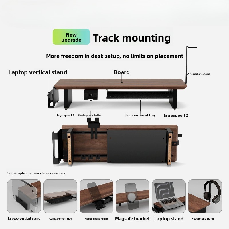 Hot Sale! Walnut Monitor Stand - Laptop Stand Riser review and price