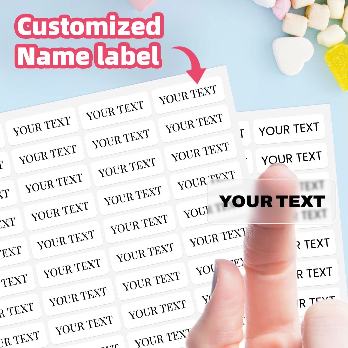 1-600PCS Custom Name Stickers, - Laptop Accessories Name review and price